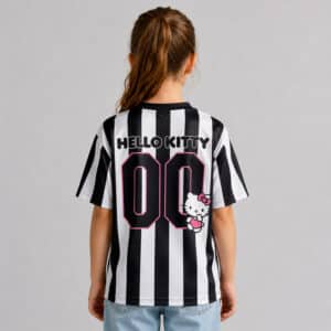 Maillot de foot hello kitty enfant noir
