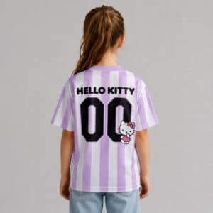 Maillot de foot hello kitty enfant violet