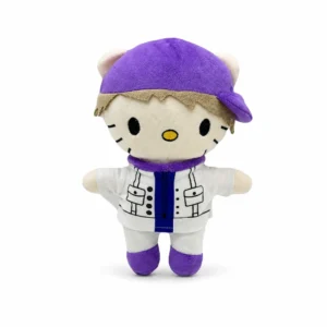 Peluche Hello Kitty x Justin Bieber, peluche casual collector Hello Kitty et pop