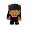 Peluche Hello Kitty x Nicki Minaj Style A, peluche fuchsia collector Hello Kitty et hip-hop