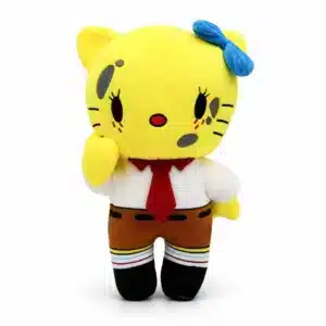 Peluche Hello Kitty x Bob l'Éponge, peluche cuisinier collector Hello Kitty et Nickelodeon