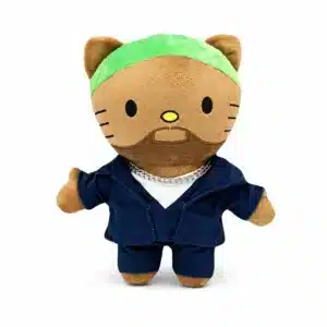 Peluche Hello Kitty x Frank Ocean, peluche marine collector Hello Kitty et R&B