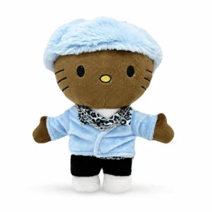 Peluche Hello Kitty x Tyler The Creator Style B, peluche pastel collector Hello Kitty et hip-hop