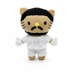 Peluche Hello Kitty x Drake Style B, peluche sportive collector Hello Kitty et hip-hop