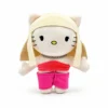 Peluche Hello Kitty x Taylor Swift Style A, peluche blonde collector Hello Kitty et pop star