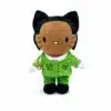 Peluche Hello Kitty x Tyler Chromakopia, peluche combinaison verte collector Hello Kitty et hip-hop