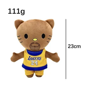 Peluche Hello Kitty x Kobe Bryant numéro 24 brodé