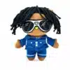 Peluche Hello Kitty x Chief Keef, peluche denim collector Hello Kitty et drill
