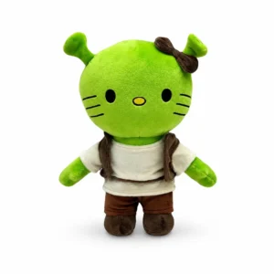Peluche Hello Kitty x Shrek, peluche verte collector Hello Kitty et ogre