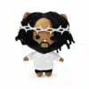 Peluche Hello Kitty x Kendrick Lamar Style B, peluche couronne argentée collector Hello Kitty et rap