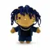 Peluche Hello Kitty x The Weeknd, peluche bleu nuit collector Hello Kitty et R&B
