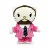 Peluche Hello Kitty x Mac Miller, peluche rose collector Hello Kitty et hip-hop