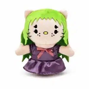 Peluche Hello Kitty x Melanie Martinez Portals, peluche satin verte collector Hello Kitty