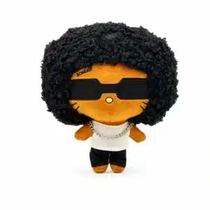 Peluche Hello Kitty x Brent Faiyaz Style B, peluche débardeur collector Hello Kitty et R&B